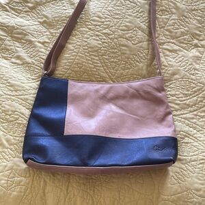 Vintage Authentic Gigi New York Two Tone Crossbody